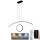 LED-himmennettävä kattokruunu johdossa LED/55W/230V 3000-6500K + kaukosäädin