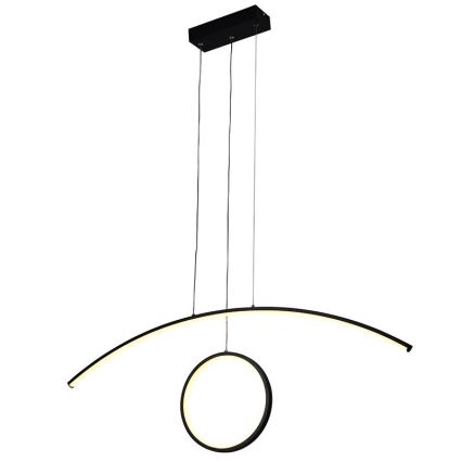 LED-himmennettävä kattokruunu johdossa LED/55W/230V 3000-6500K + kaukosäädin