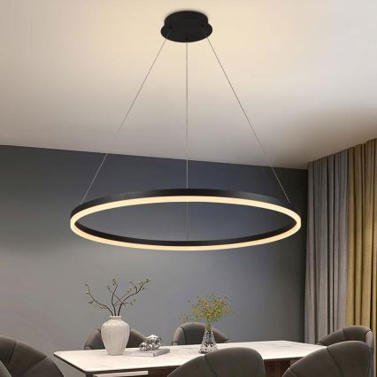 LED-himmennettävä kattokruunu johdossa LED/55W/230V 3000-6500K + kaukosäädin