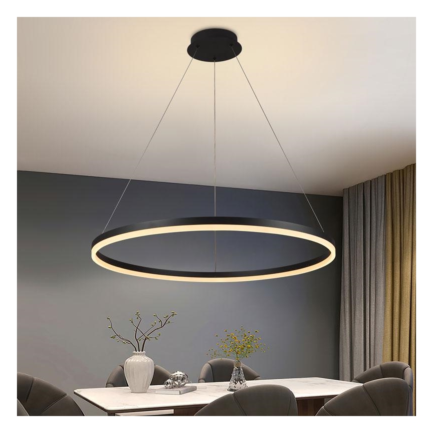 LED-himmennettävä kattokruunu johdossa LED/55W/230V 3000-6500K + kaukosäädin