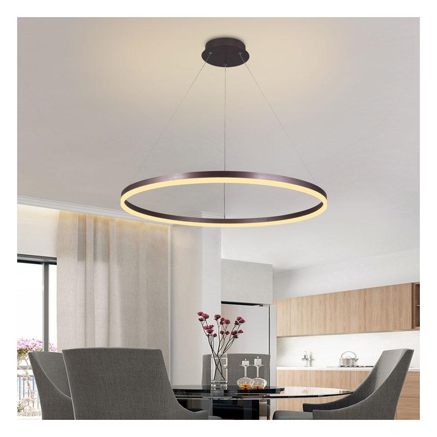 LED-himmennettävä kattokruunu johdossa LED/55W/230V 3000-6500K + kaukosäädin