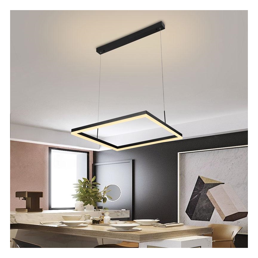 LED-himmennettävä kattokruunu johdossa LED/55W/230V 3000-6500K + kaukosäädin