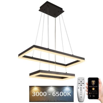 LED-himmennettävä kattokruunu johdossa LED/65W/230V 3000-6500K + kaukosäädin