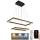 LED-himmennettävä kattokruunu johdossa LED/65W/230V 3000-6500K + kaukosäädin