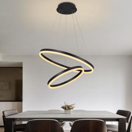 LED-himmennettävä kattokruunu johdossa LED/70W/230V 3000-6500K + kaukosäädin