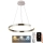 LED Himmennettävä kattokruunu johdossa LED/70W/230V 3000-6500K + kaukosäädin