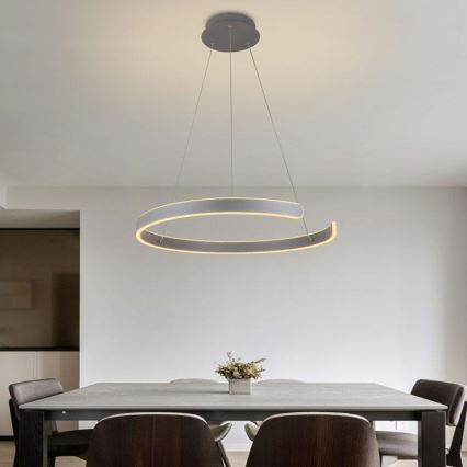 LED Himmennettävä kattokruunu johdossa LED/70W/230V 3000-6500K + kaukosäädin