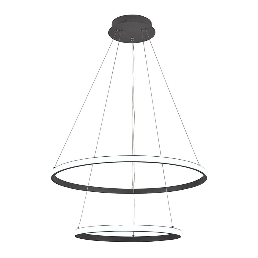 LED Himmennettävä kattokruunu johdossa LED/75W/230V 3000-6500K + kaukosäädin
