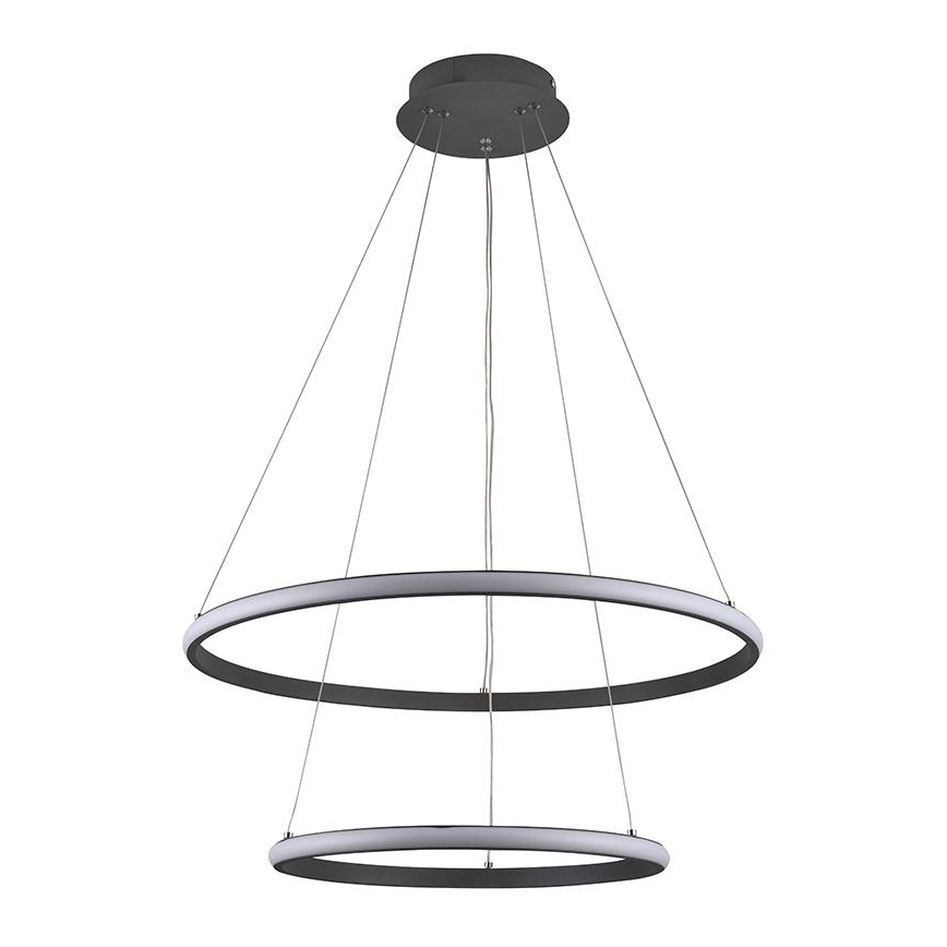 LED Himmennettävä kattokruunu johdossa LED/75W/230V 3000-6500K + kaukosäädin