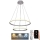 LED Himmennettävä kattokruunu johdossa LED/75W/230V 3000-6500K + kaukosäädin