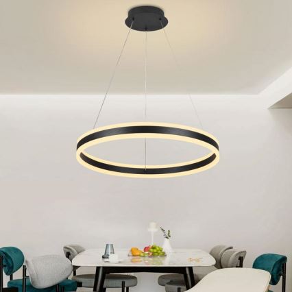LED-himmennettävä kattokruunu johdossa LED/85W/230V 3000-6500K + kaukosäädin