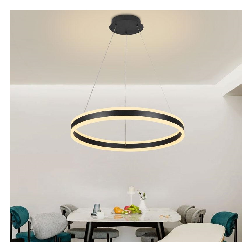 LED-himmennettävä kattokruunu johdossa LED/85W/230V 3000-6500K + kaukosäädin