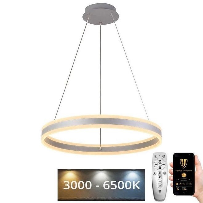 LED-himmennettävä kattokruunu johdossa LED/85W/230V 3000-6500K + kaukosäädin