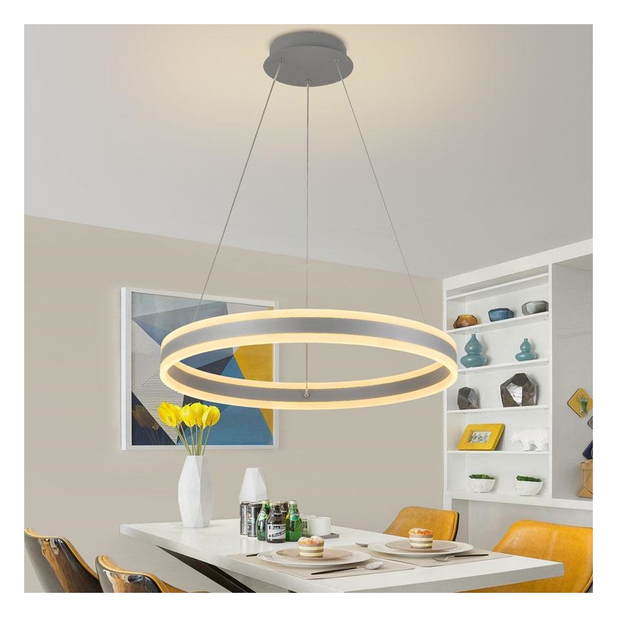 LED-himmennettävä kattokruunu johdossa LED/85W/230V 3000-6500K + kaukosäädin