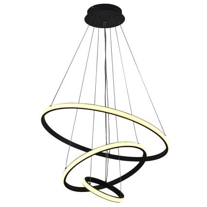 LED Himmennettävä kattokruunu johdossa LED/90W/230V 3000-6500K + kaukosäädin