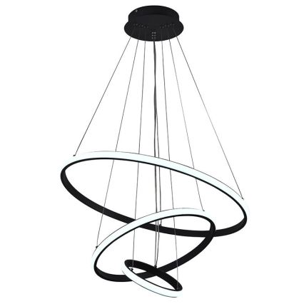 LED Himmennettävä kattokruunu johdossa LED/90W/230V 3000-6500K + kaukosäädin