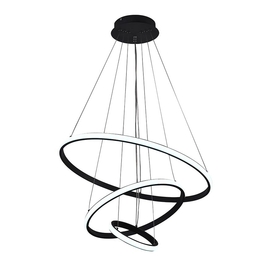 LED Himmennettävä kattokruunu johdossa LED/90W/230V 3000-6500K + kaukosäädin