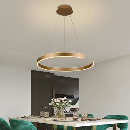 LED Himmennettävä kattokruunu johdossaLED/70W/230V 3000-6500K + kaukosäädin