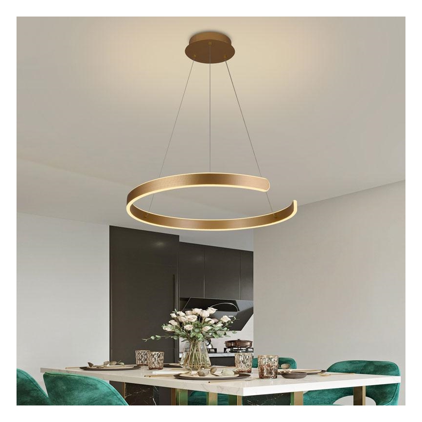 LED Himmennettävä kattokruunu johdossaLED/70W/230V 3000-6500K + kaukosäädin