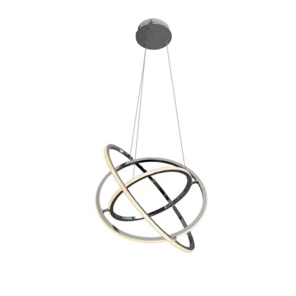 LED himmennettävä kattokruunu johdolla LED/105W/230V 3000-6500K halkaisija 60 cm + kaukosäädin