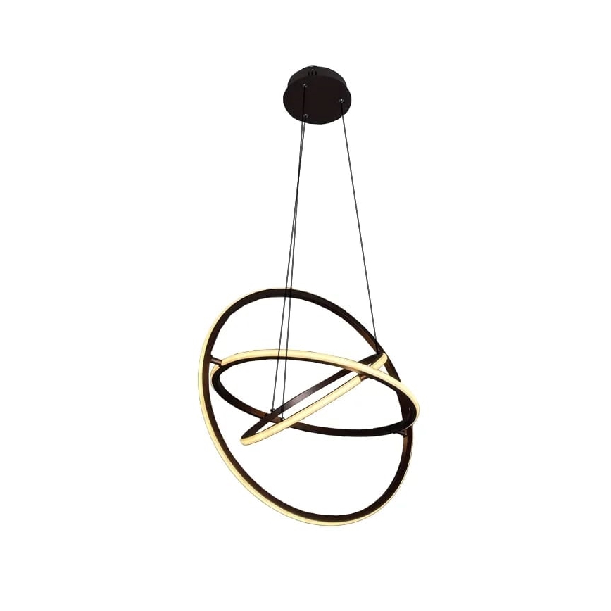 LED himmennettävä kattokruunu johdolla LED/105W/230V 3000-6500K halkaisija 60 cm + kaukosäädin