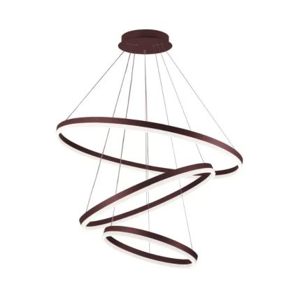 LED himmennettävä kattokruunu johdolla LED/125W/230V 3000-6500K halkaisija 80 cm + kaukosäädin