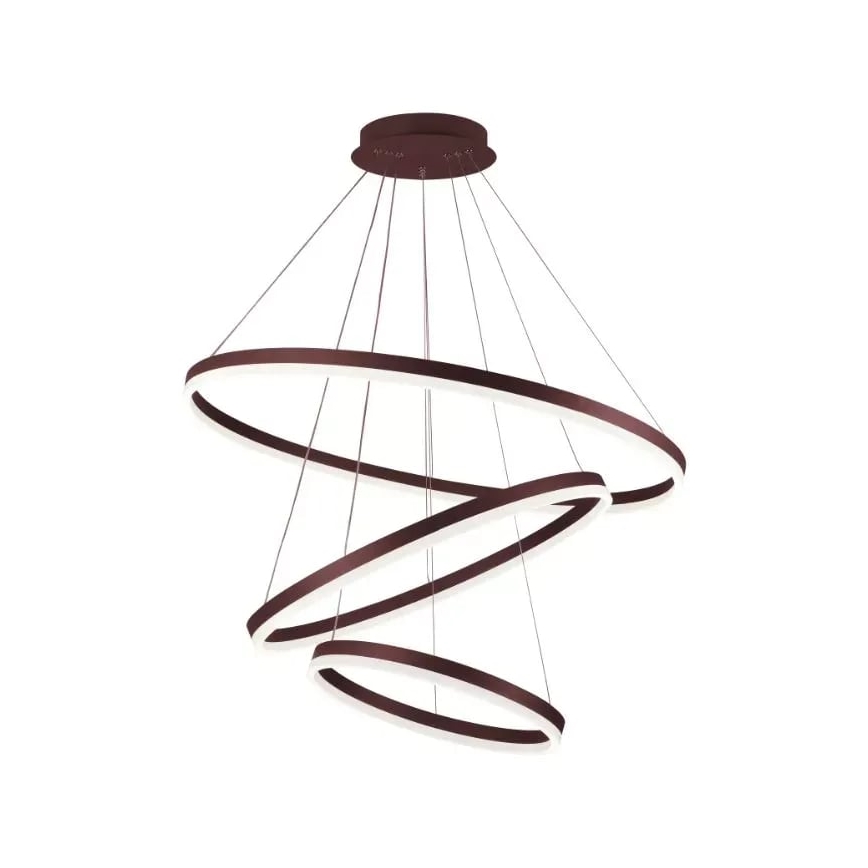 LED himmennettävä kattokruunu johdolla LED/125W/230V 3000-6500K halkaisija 80 cm + kaukosäädin