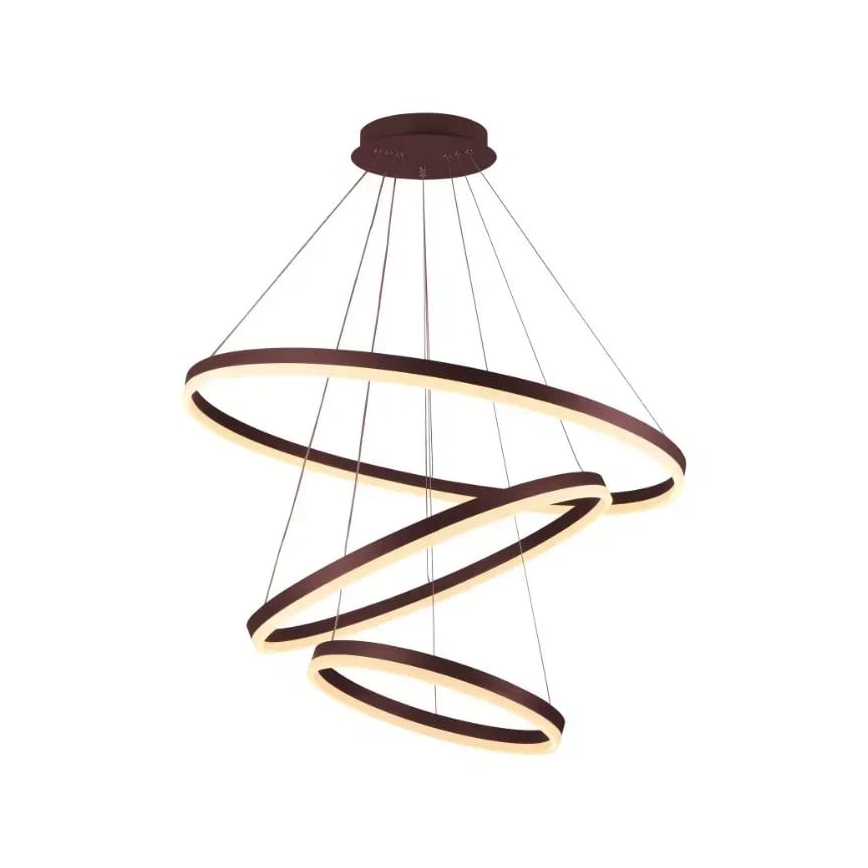 LED himmennettävä kattokruunu johdolla LED/125W/230V 3000-6500K halkaisija 80 cm + kaukosäädin