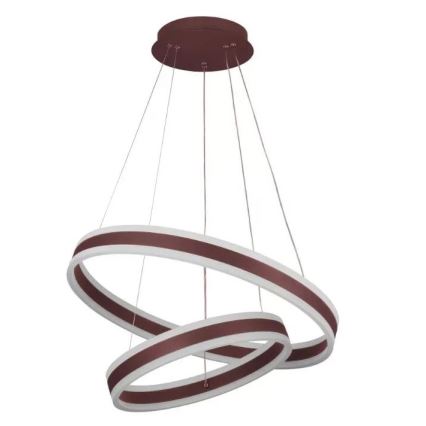 LED himmennettävä kattokruunu johdolla LED/135W/230V 3000-6500K halkaisija 60 cm + kaukosäädin