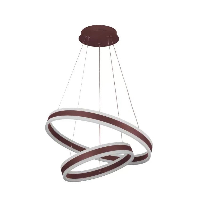 LED himmennettävä kattokruunu johdolla LED/135W/230V 3000-6500K halkaisija 60 cm + kaukosäädin