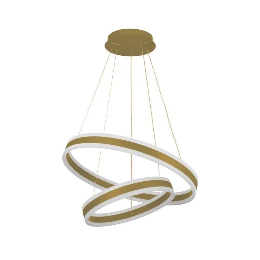 LED himmennettävä kattokruunu johdolla LED/135W/230V 3000-6500K halkaisija 60 cm + kaukosäädin