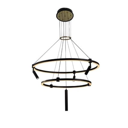 LED himmennettävä kattokruunu johdolla LED/140W/230V 3000-6500K + kaukosäädin