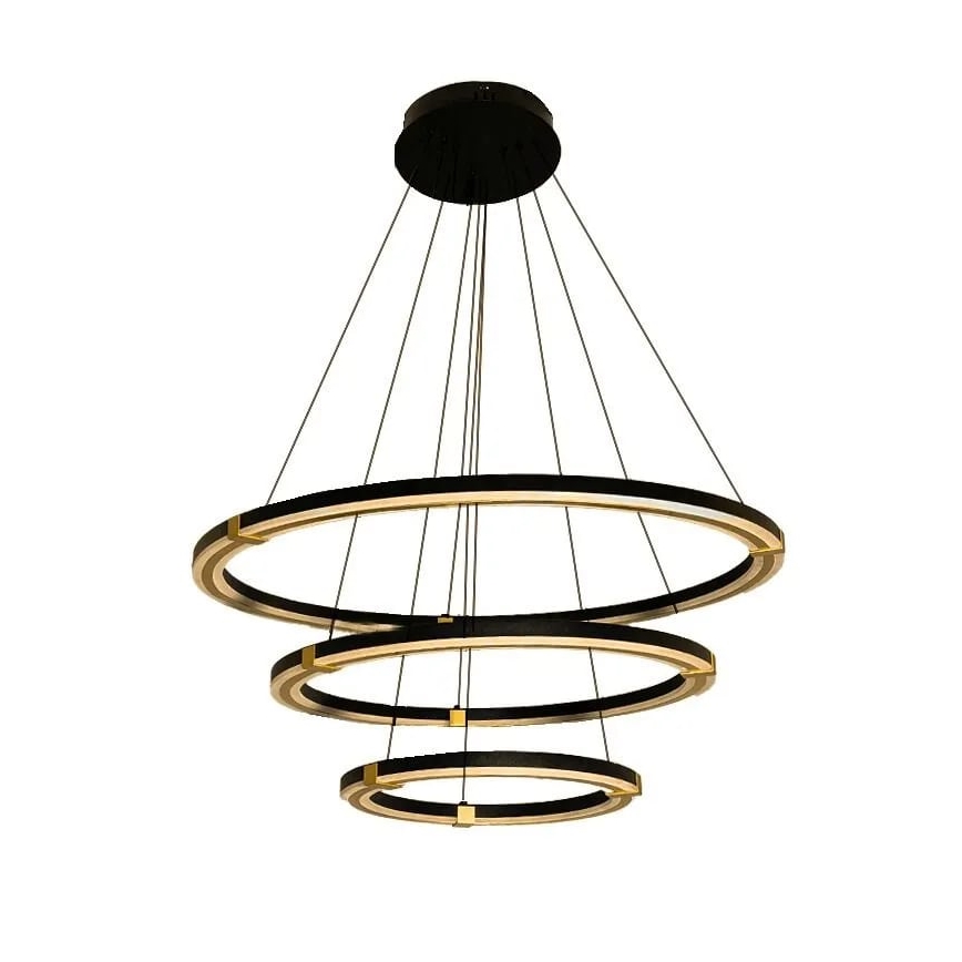 LED himmennettävä kattokruunu johdolla LED/235W/230V 3000-6500K halkaisija 80 cm + kaukosäädin