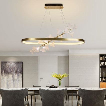LED himmennettävä riippuvalaisin johdolla LED/55W/230V 3000-6500K + kaukosäädin