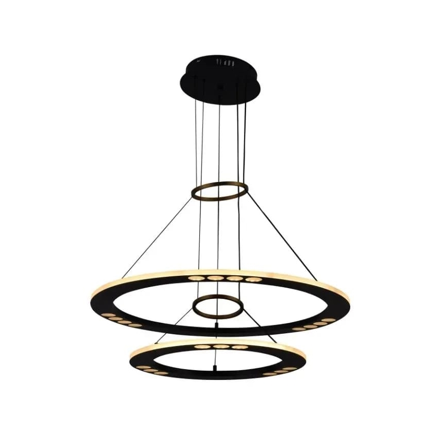 LED himmennettävä kattokruunu johdolla LED/65W/230V 3000-6500K + kaukosäädin