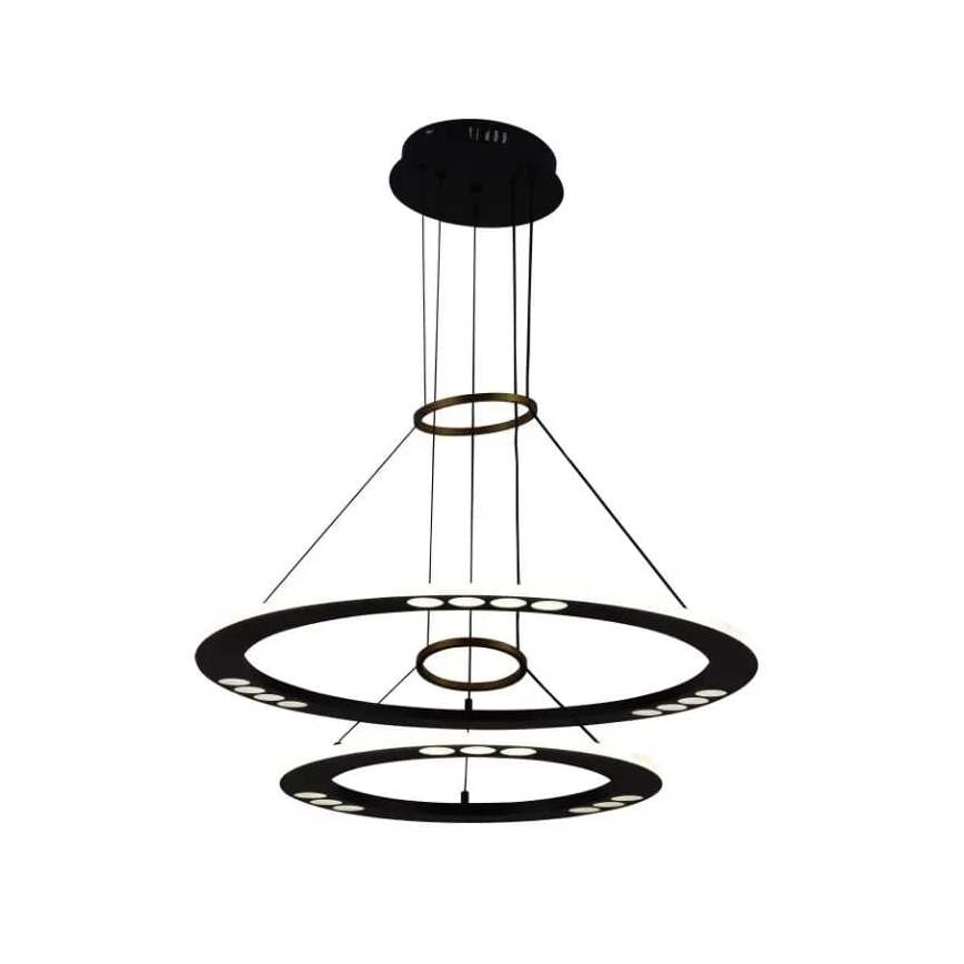 LED himmennettävä kattokruunu johdolla LED/65W/230V 3000-6500K + kaukosäädin