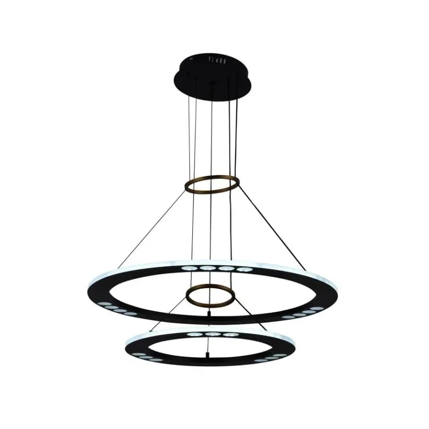 LED himmennettävä kattokruunu johdolla LED/65W/230V 3000-6500K + kaukosäädin