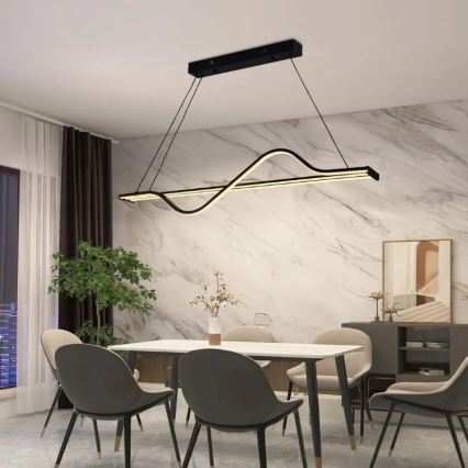 LED himmennettävä kattokruunu johdolla LED/70W/230V 3000-6500K + kaukosäädin