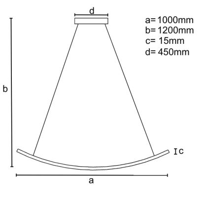 LED himmennettävä kattokruunu johdolla LED/70W/230V 3000-6500K + kaukosäädin