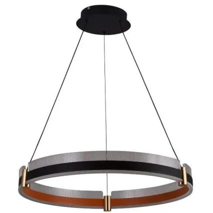 LED himmennettävä kattokruunu johdolla LED/80W/230V 3000-6500K halkaisija 60 cm + kaukosäädin