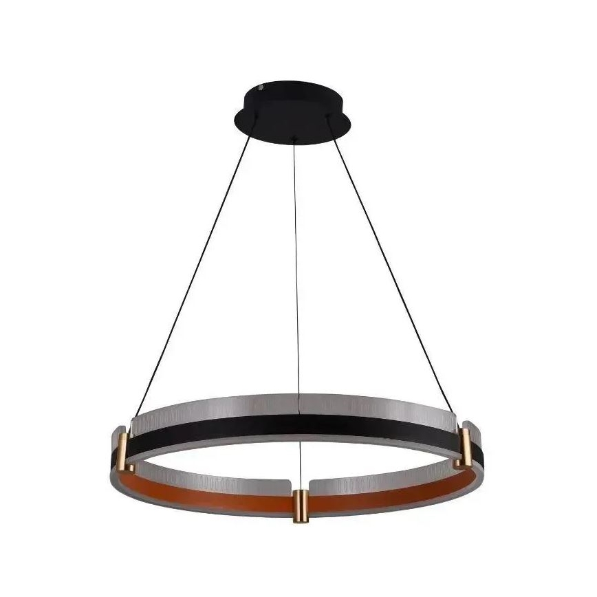 LED himmennettävä kattokruunu johdolla LED/80W/230V 3000-6500K halkaisija 60 cm + kaukosäädin