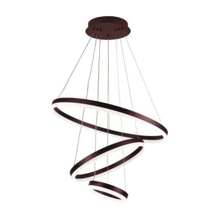 LED himmennettävä kattokruunu johdolla LED/85W/230V 3000-6500K halkaisija 60 cm + kaukosäädin