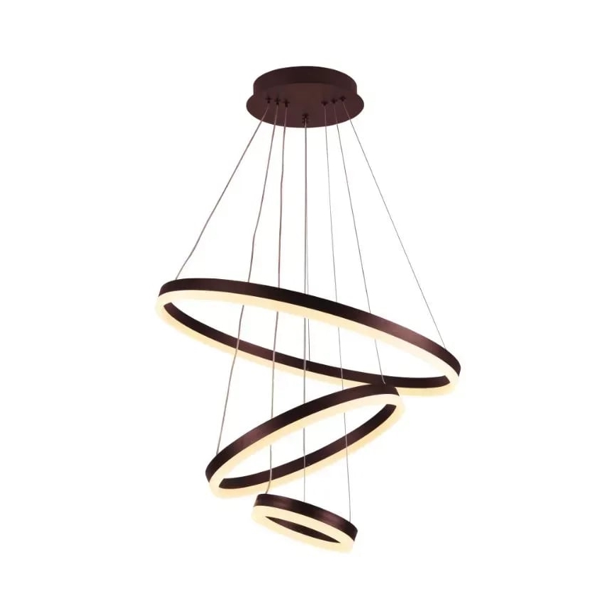 LED himmennettävä kattokruunu johdolla LED/85W/230V 3000-6500K halkaisija 60 cm + kaukosäädin