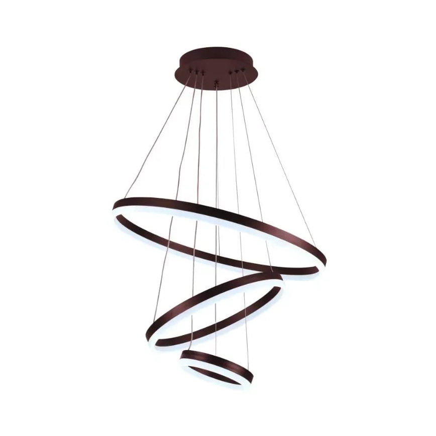 LED himmennettävä kattokruunu johdolla LED/85W/230V 3000-6500K halkaisija 60 cm + kaukosäädin