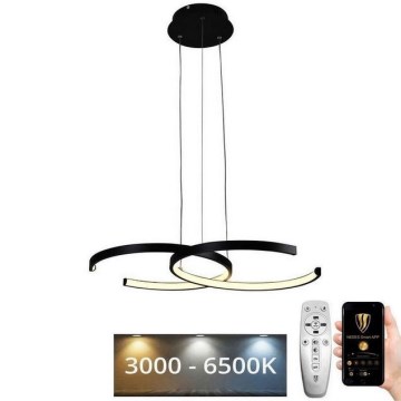 LED-himmennettävä kattokruunu nauhalla LED/50W/230V 3000-6500K + kaukosäädin