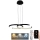 LED-himmennettävä kattokruunu nauhalla LED/50W/230V 3000-6500K + kaukosäädin