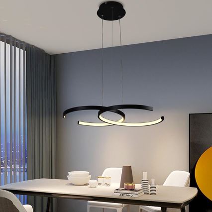 LED-himmennettävä kattokruunu nauhalla LED/50W/230V 3000-6500K + kaukosäädin