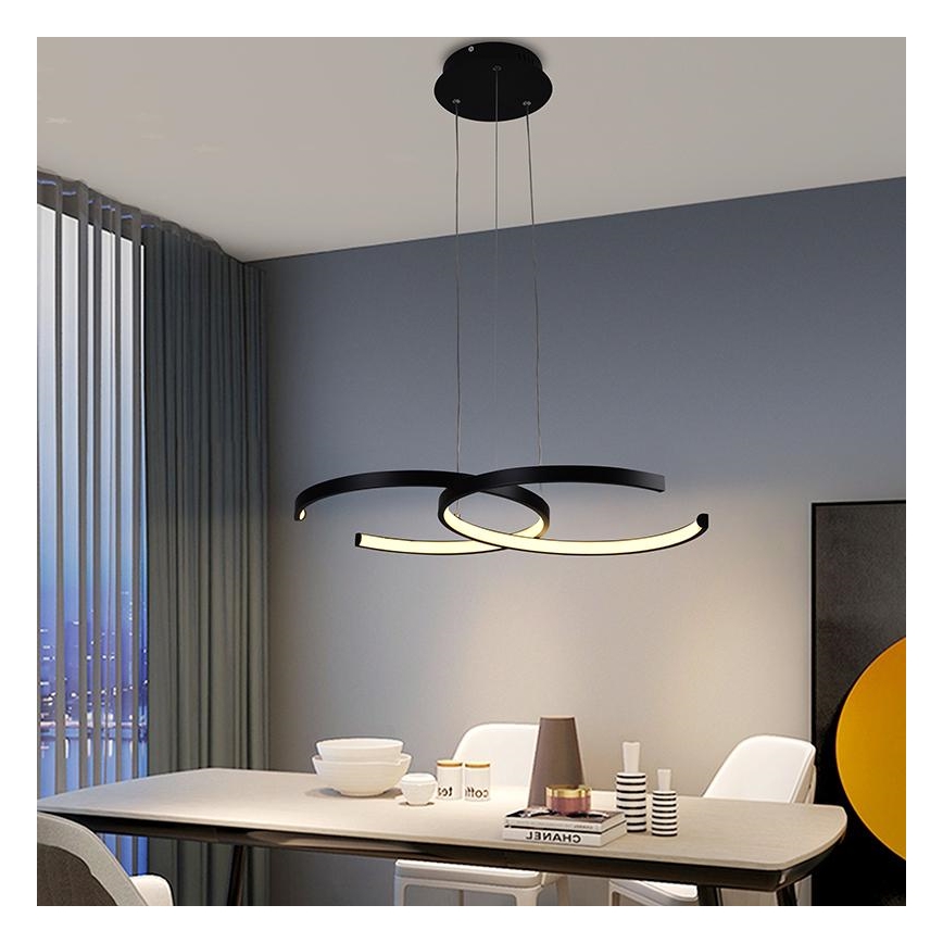 LED-himmennettävä kattokruunu nauhalla LED/50W/230V 3000-6500K + kaukosäädin