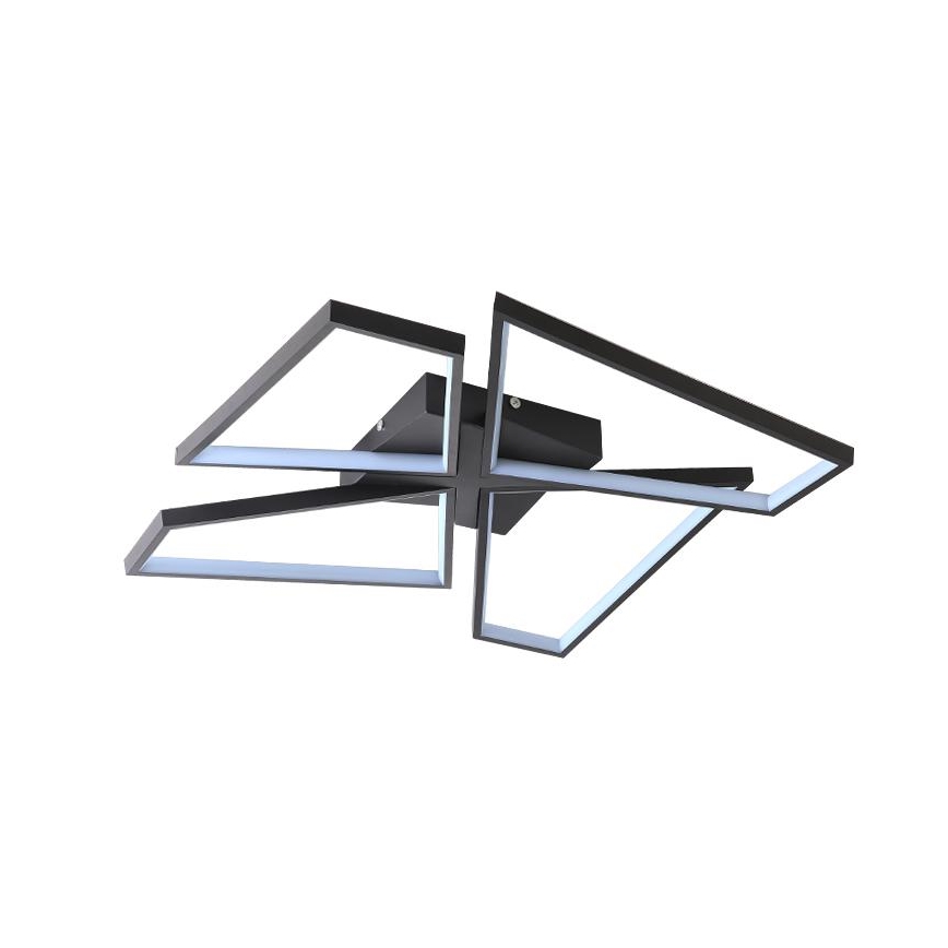 LED himmennettävä kattovalaisin LED/115W/230V 3000-6500K musta + kaukosäädin