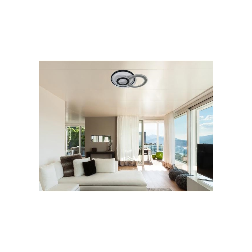 LED-himmennettävä kattovalaisin, 95 W, 230 V, 3000–6500 K – mukana kaukosäädin